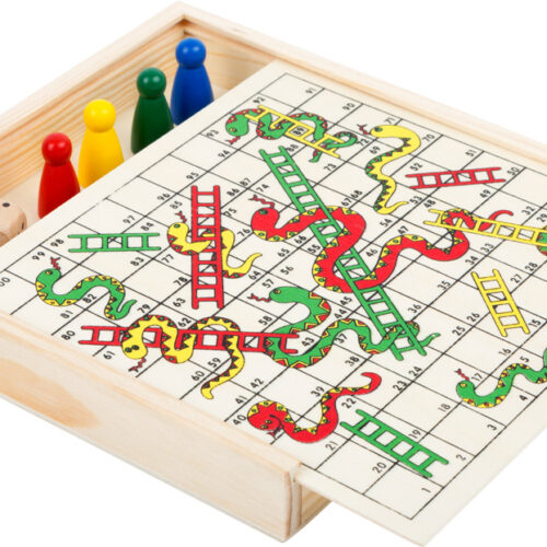 Schlangen und Leitern-Spiel to go