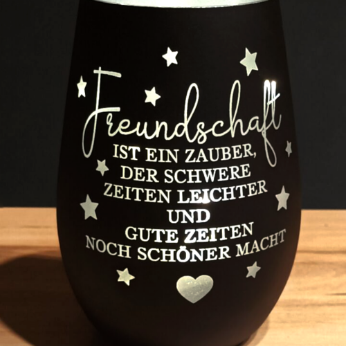 Windlicht "Freundschaft"
