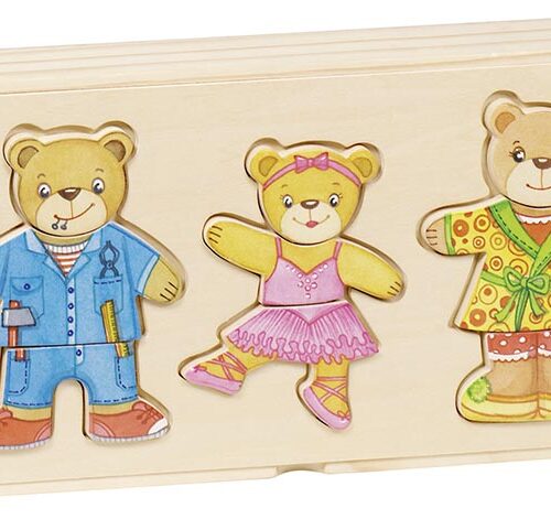 Anziehpuppenpuzzle Bärenfamilie