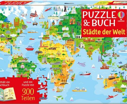 Puzzle & Buch: Städte der Welt
