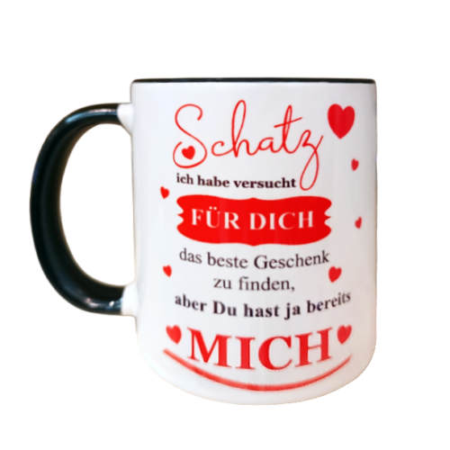 Tasse "Schatz ich habe versucht..."