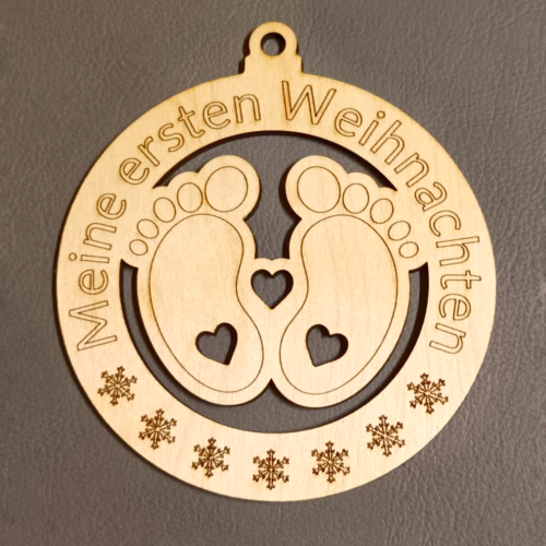 Christbaumanhänger "Meine ersten Weihnachten"