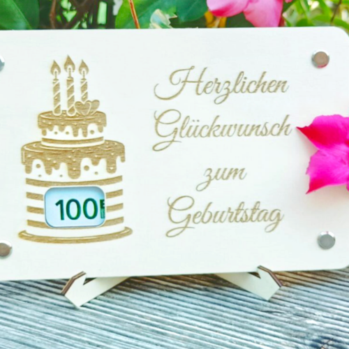 Geschenkkarte "Torte"