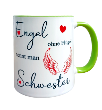 Tasse "Engel ohne Flügel..."