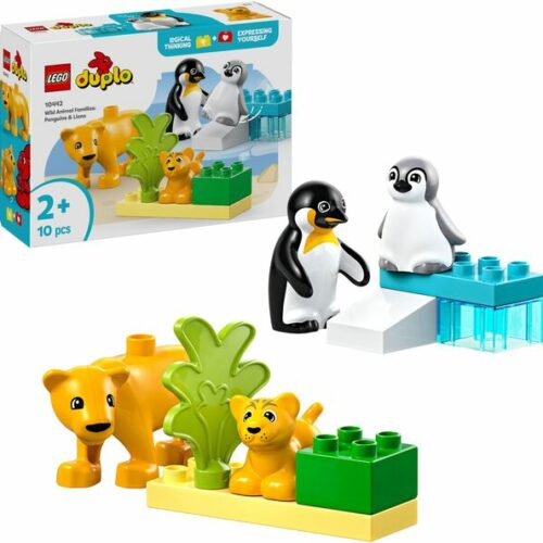 LEGO® Duplo Wildtier-Familien: Pinguine und Löwen