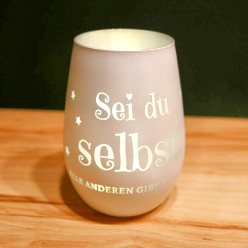 Windlicht "Sei du selbst"