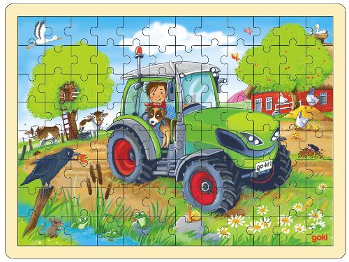 Einlegepuzzle Traktor