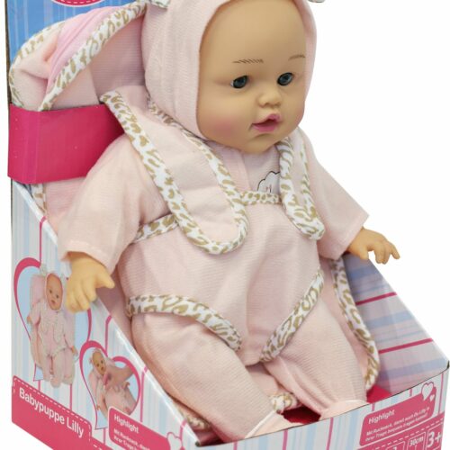 Amia Trink- und Näßpuppe Rosy 40 cm, mit Zubehör