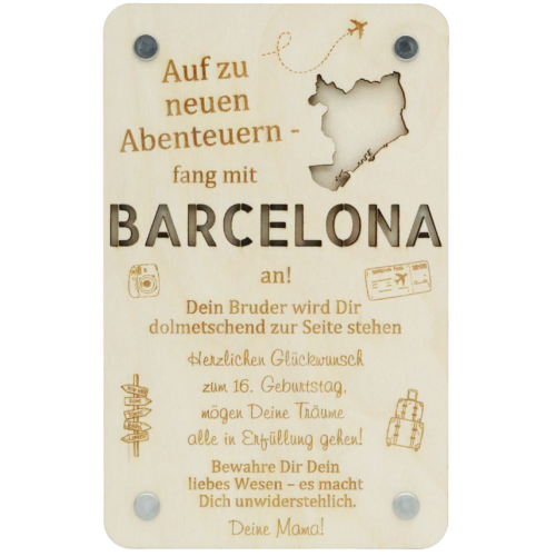 Geschenkkarte "Barcelona"