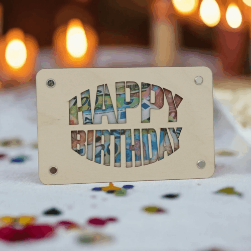 Geschenkkarte "Happy Birthday"