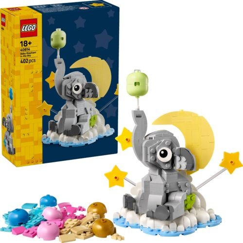 LEGO® Iconic 40814 Schwebender Baby-Elefant
