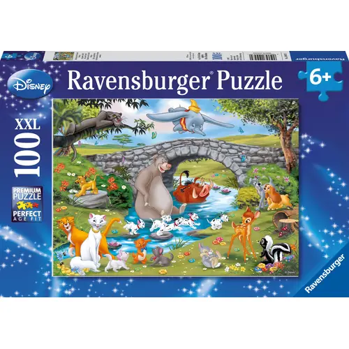Ravensburger 10947 Puzzle Die Familie der Animal Friends 100 Teile XXL