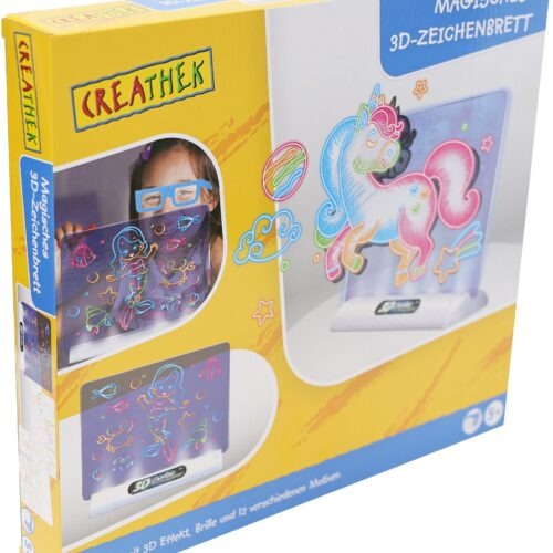 Creathek Magisches 3D-Zeichenbrett, mit Zubehör