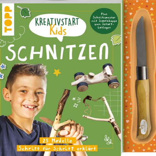 Kreativstart Kids Schnitzen. Anleitungsbuch und Material