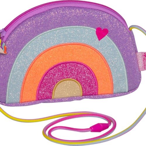 Glitzer-Täschchen - Regenbogen