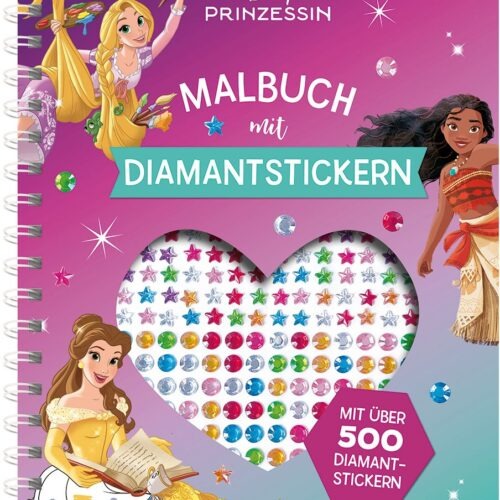 Disney Prinzessin Malbuch mit Diamantstickern